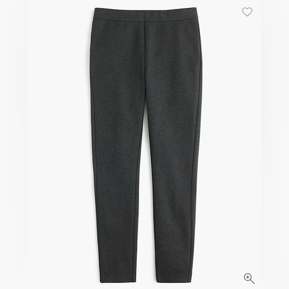 J. Crew Pixie pant in stretch ponte charcoal gray Sz Small - Picture 2 of 12